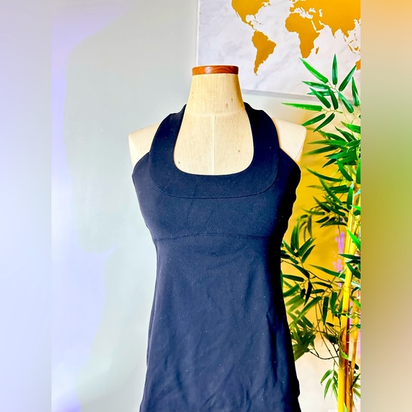 LULULEMON ATHLETICA BLACK SCOOP ME UP TANK SIZE 10 - Picture 2 of 6